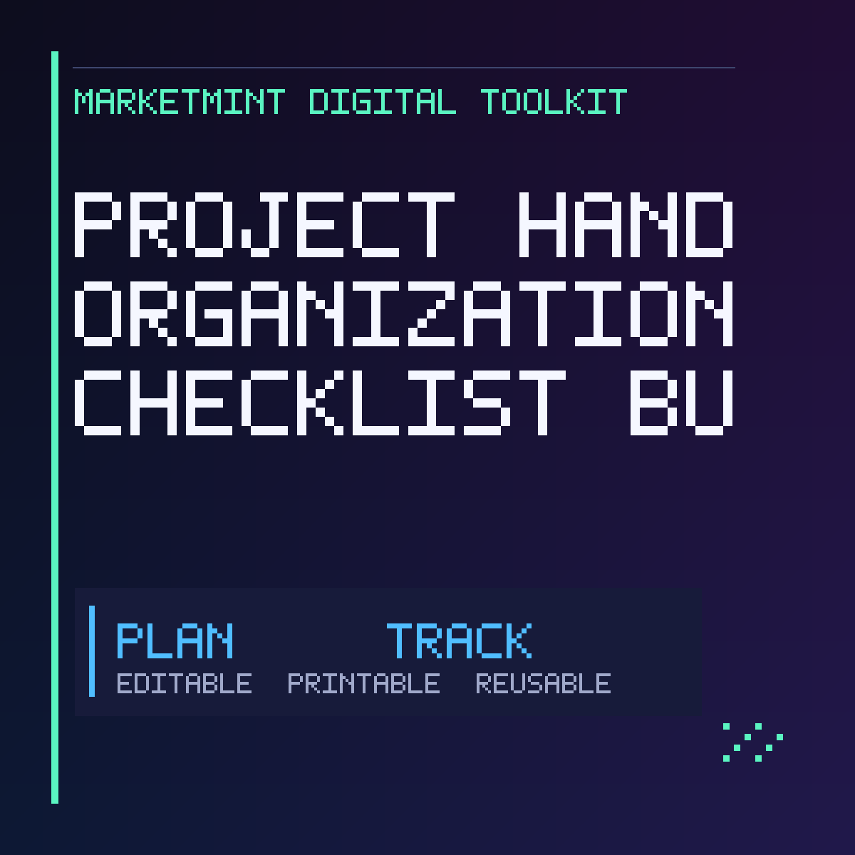 Project Handoff Organization Checklist Bundle
